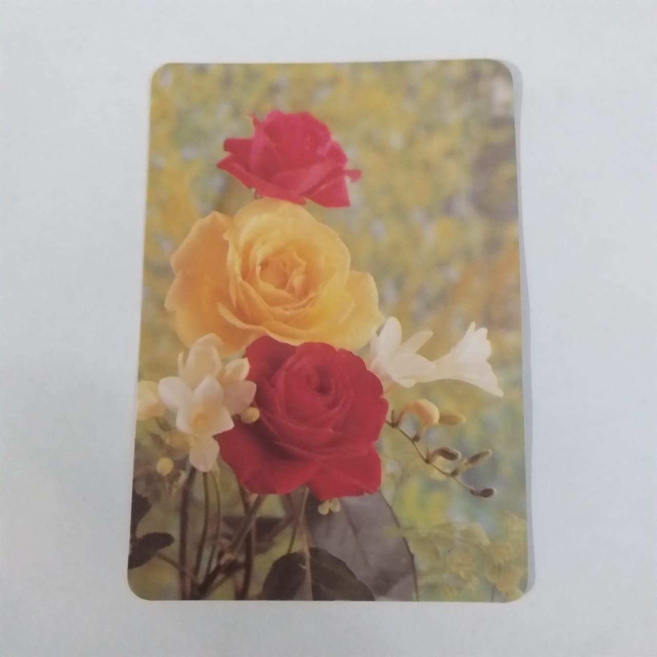 Calendário de Bolso (Tema Flores) - Ano 1993
