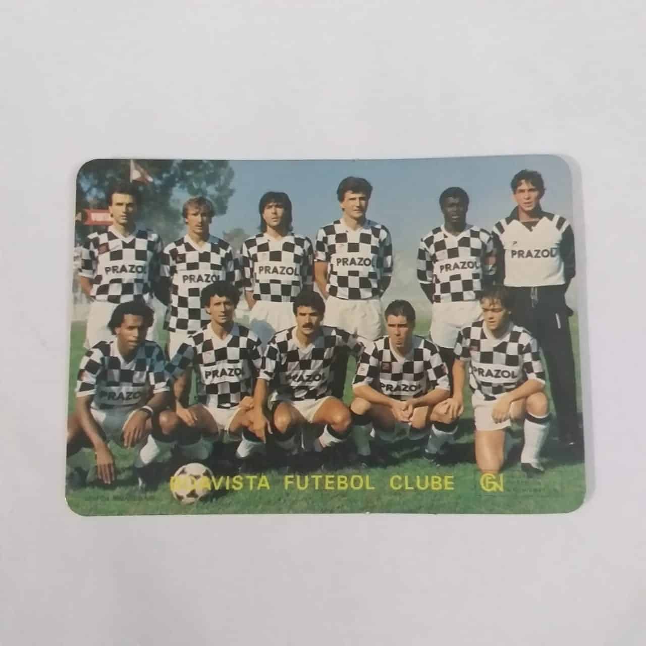 Calendário de Bolso (Tema Futebol) - Boavista Futebol Clube (Portugal) - Ano 1986