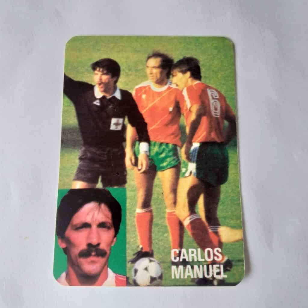 Calendário de Bolso (Tema Futebol) - Carlos Manuel - Ano 1986