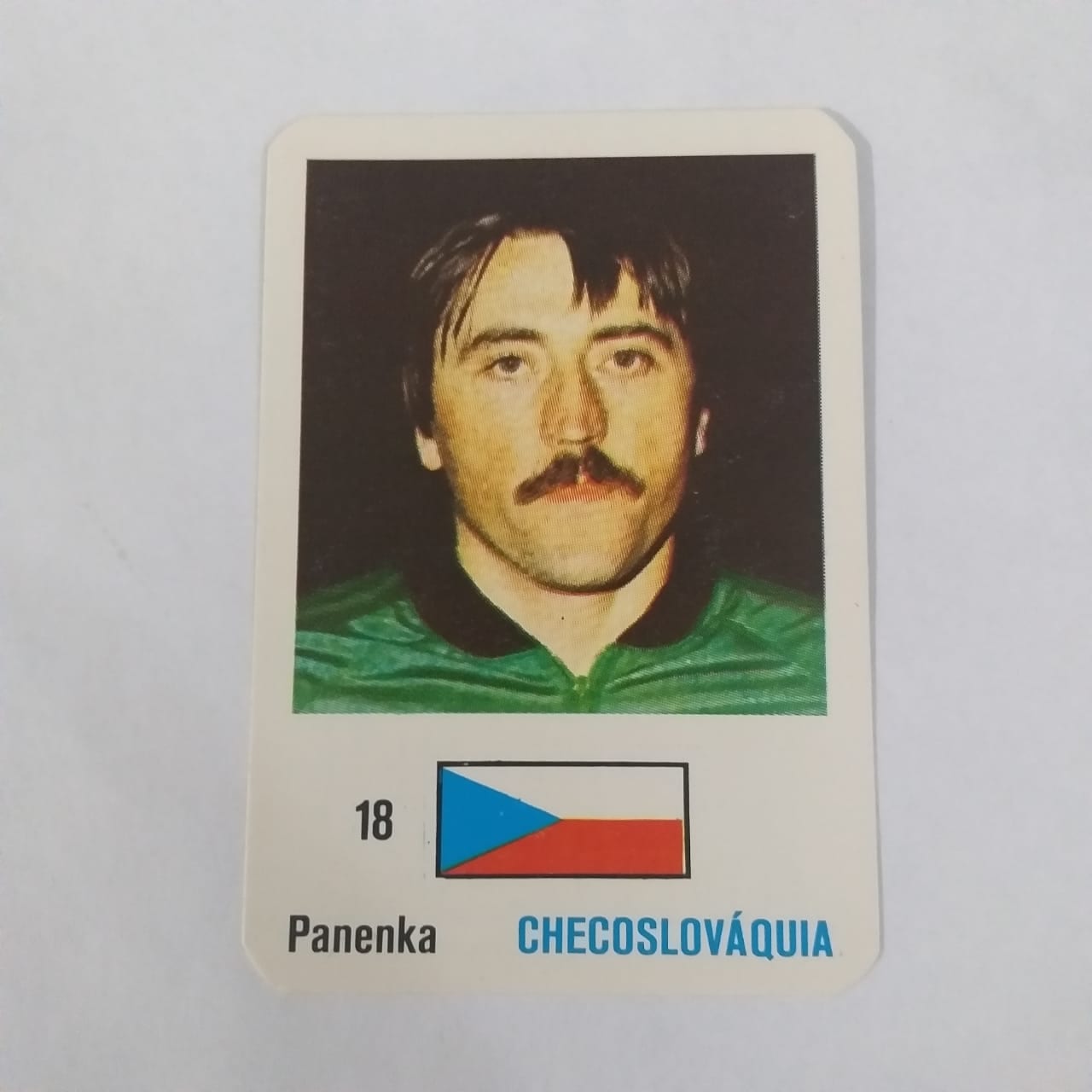 Calendário de Bolso (Tema Futebol) - Coleção de 50 Calendários Nº 18 - Panenka (Checoslováquia) - Ano 1986