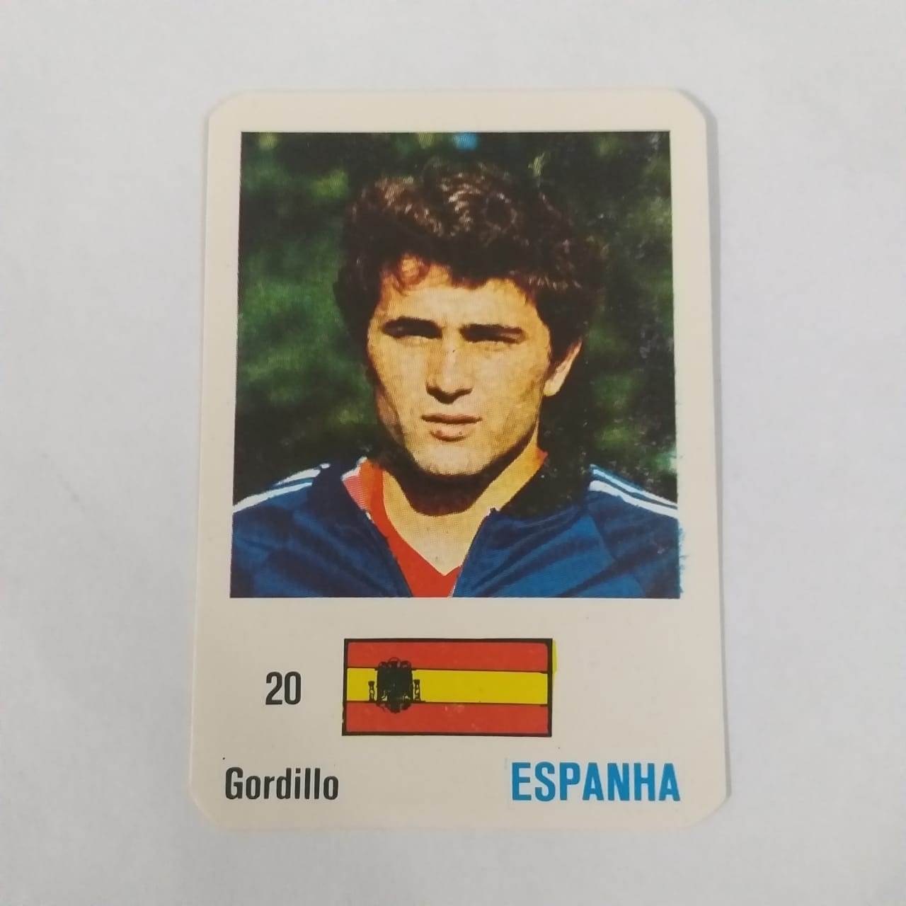 Calendário de Bolso (Tema Futebol) - Coleção de 50 Calendários Nº 20 - Gordillo (Espanha) - Ano 1986