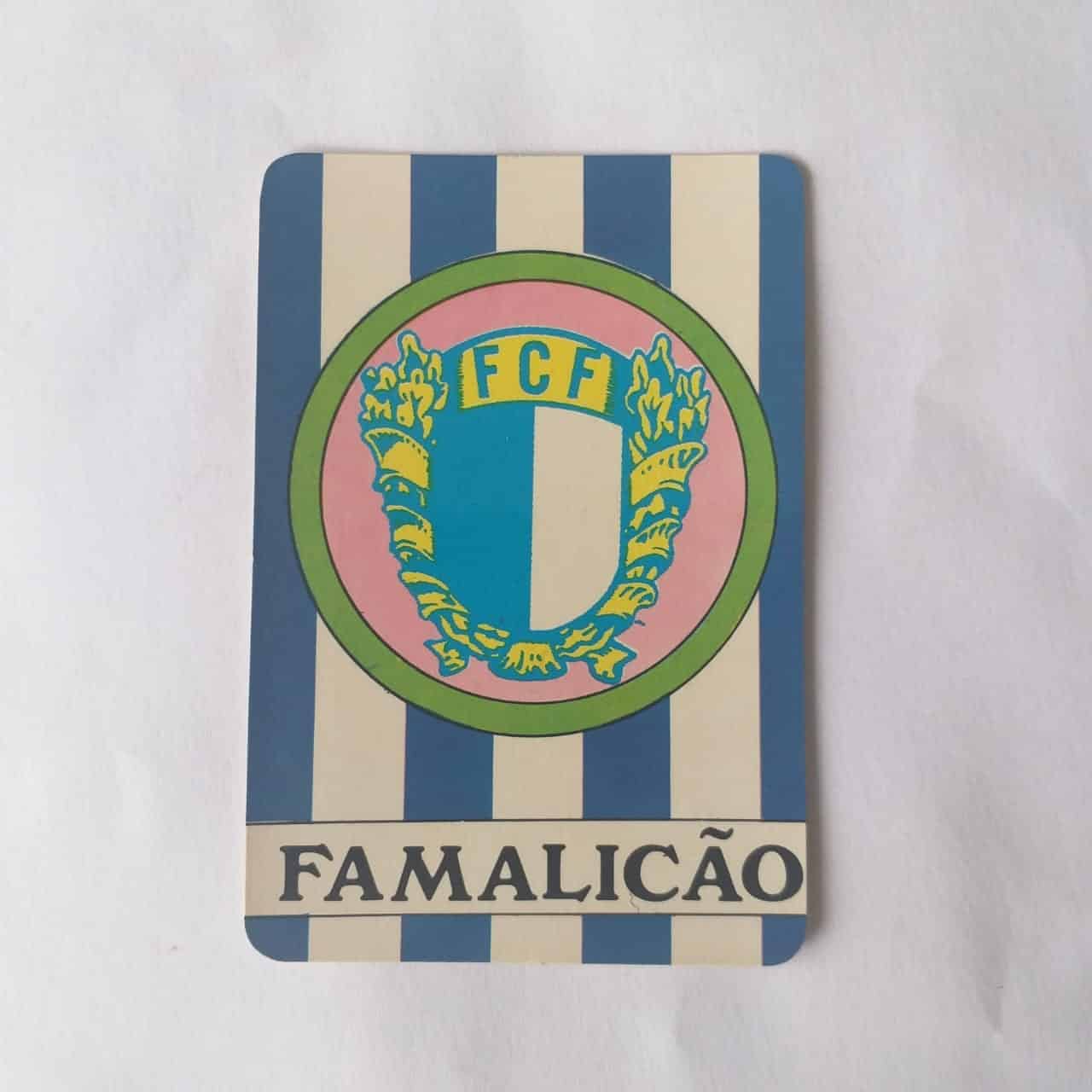 Calendário de Bolso (Tema Futebol) - Coleção de 72 Calendários Nº 13 - Famalicão (Portugal) - Ano 1992