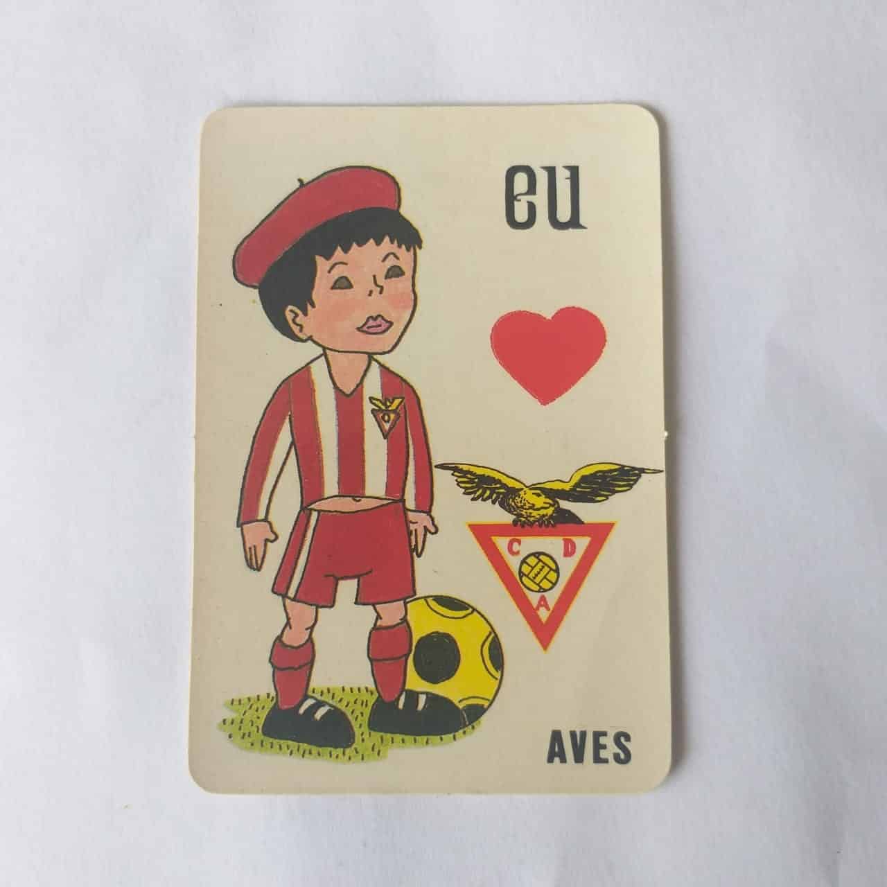 Calendário de Bolso (Tema Futebol) - Coleção de 72 Calendários Nº 58 - Eu Amo Aves (Portugal) - Ano 1992
