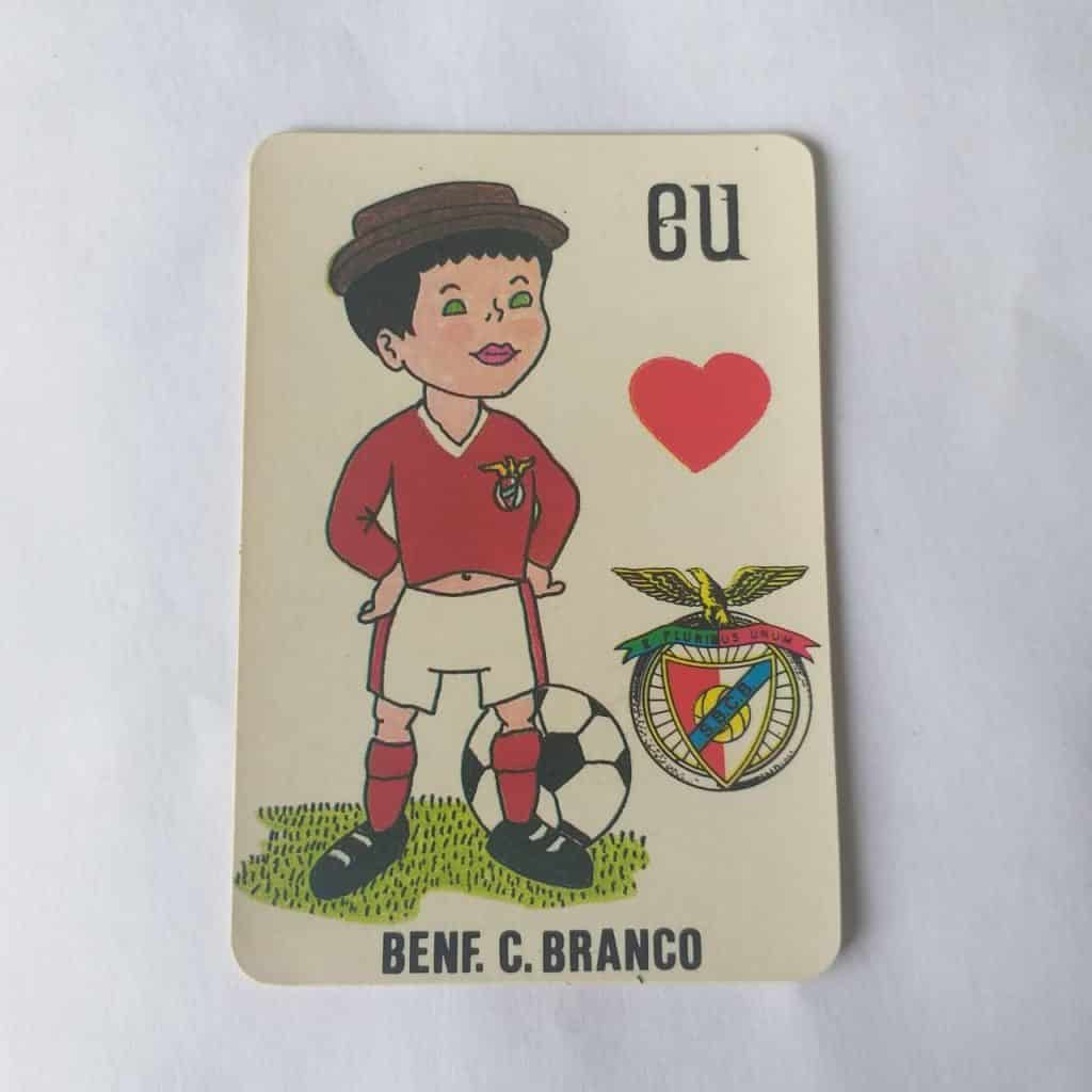 Calendário de Bolso (Tema Futebol) - Coleção de 72 Calendários Nº 71 - Eu amo Benfica (Portugal) - Ano 1992