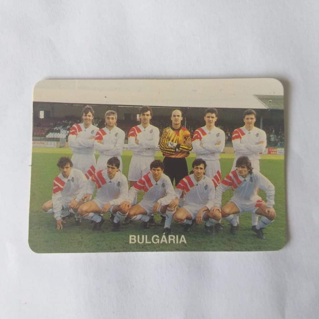 Calendário de Bolso (Tema Futebol) - Coleção de 90 Calendários da Copa do Mundo de 1994 Nº 06 - Bulgária - Ano 1994