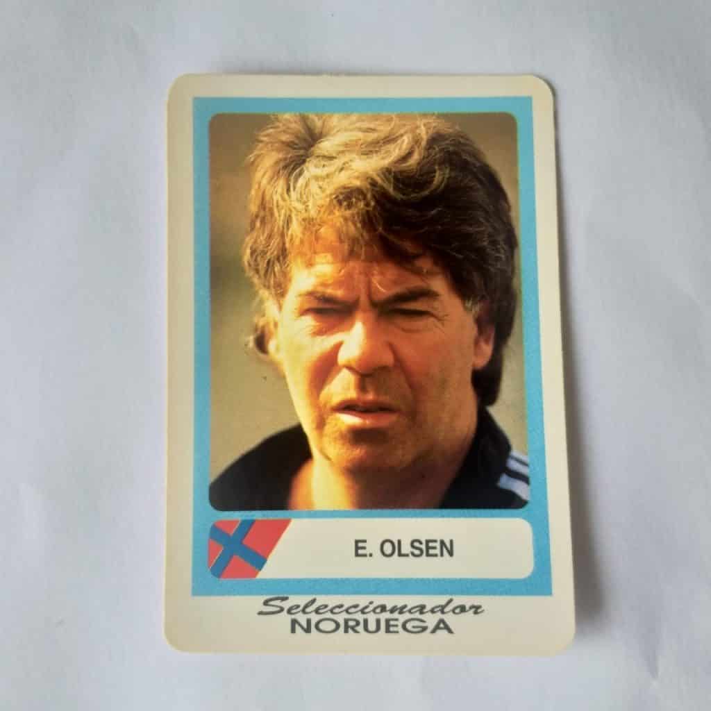 Calendário de Bolso (Tema Futebol) - Coleção de 90 Calendários da Copa do Mundo de 1994 Nº 43 - Técnico Noruega - E.Olsen - Ano 1994