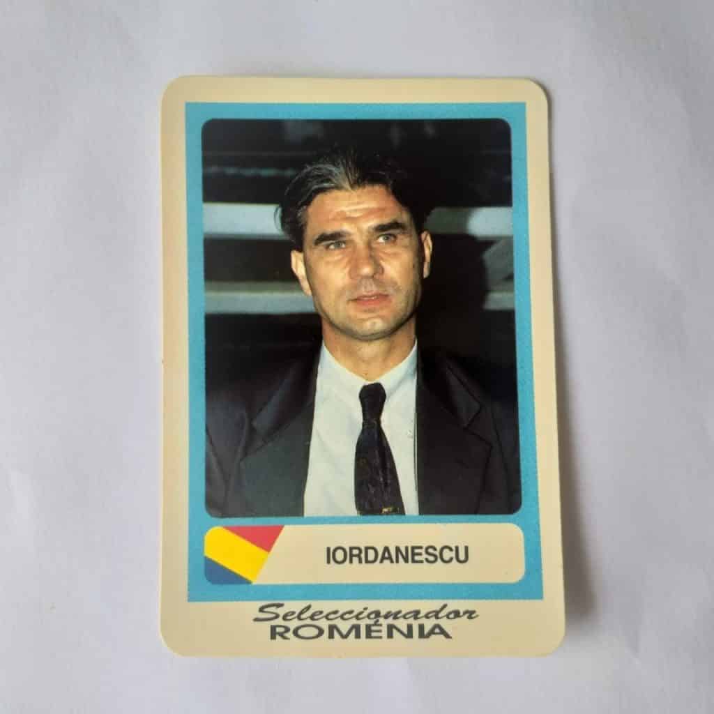 Calendário de Bolso (Tema Futebol) - Coleção de 90 Calendários da Copa do Mundo de 1994 Nº 44 - Técnico Romênia - Iordanescu - Ano 1994