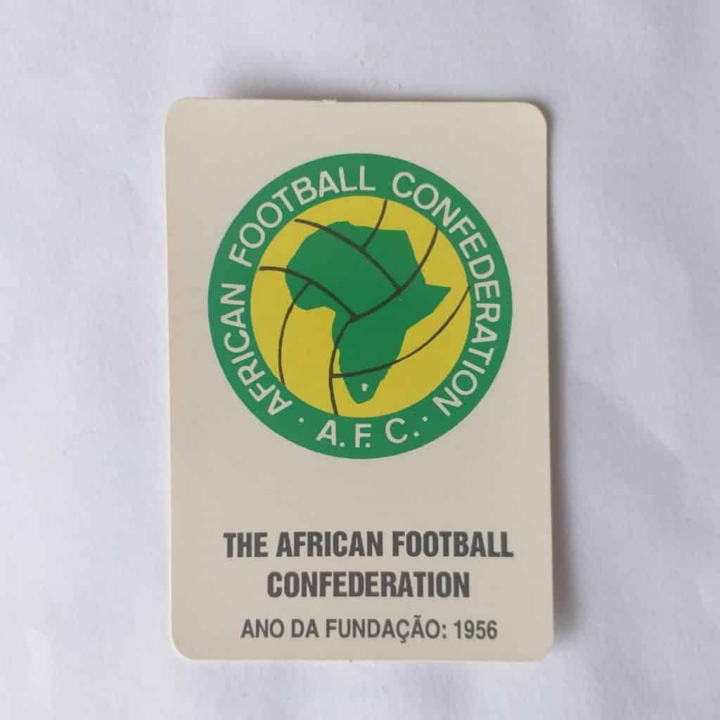 Calendário de Bolso (Tema Futebol) - Coleção de 90 Calendários da Copa do Mundo de 1994 Nº 88 - The African Football Confederation - Ano 1994