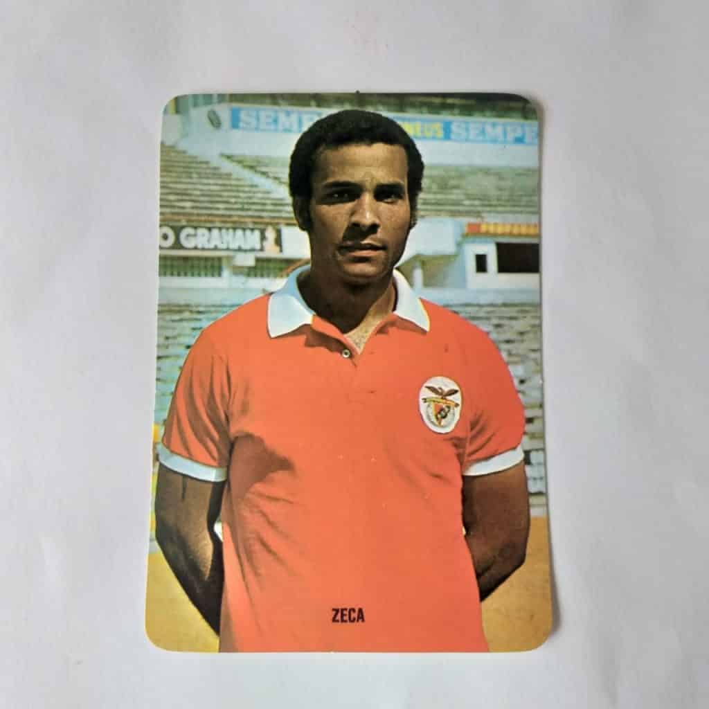 Calendário de Bolso (Tema Futebol) - Estrelas do Passado do Futebol Benfiquista Nº 09 - Zeca - Ano 1986