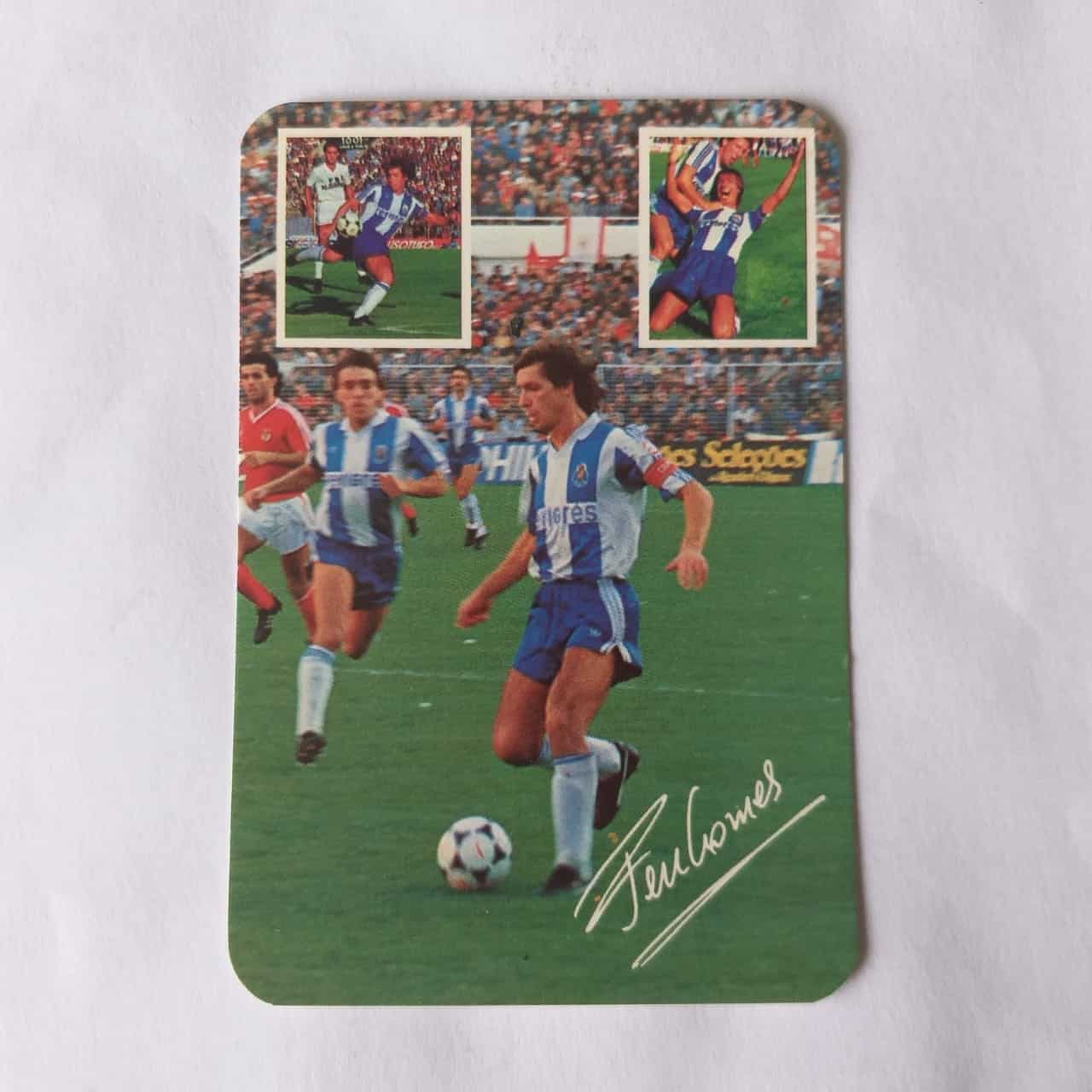 Calendário de Bolso (Tema Futebol) - Fernando Gomes - Ano 1987