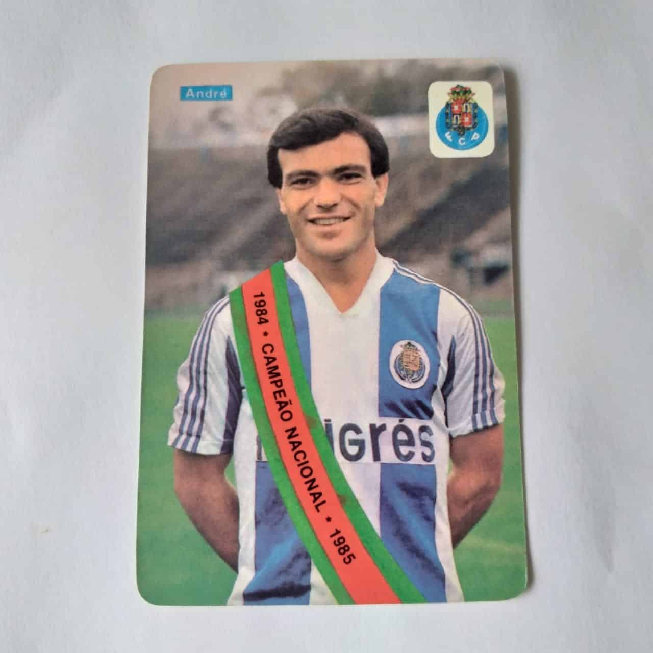 Calendário de Bolso (Tema Futebol) - Futebol Clube do Porto - André - Ano 1986