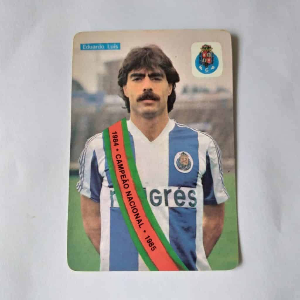 Calendário de Bolso (Tema Futebol) - Futebol Clube do Porto - Eduardo Luís - Ano 1986