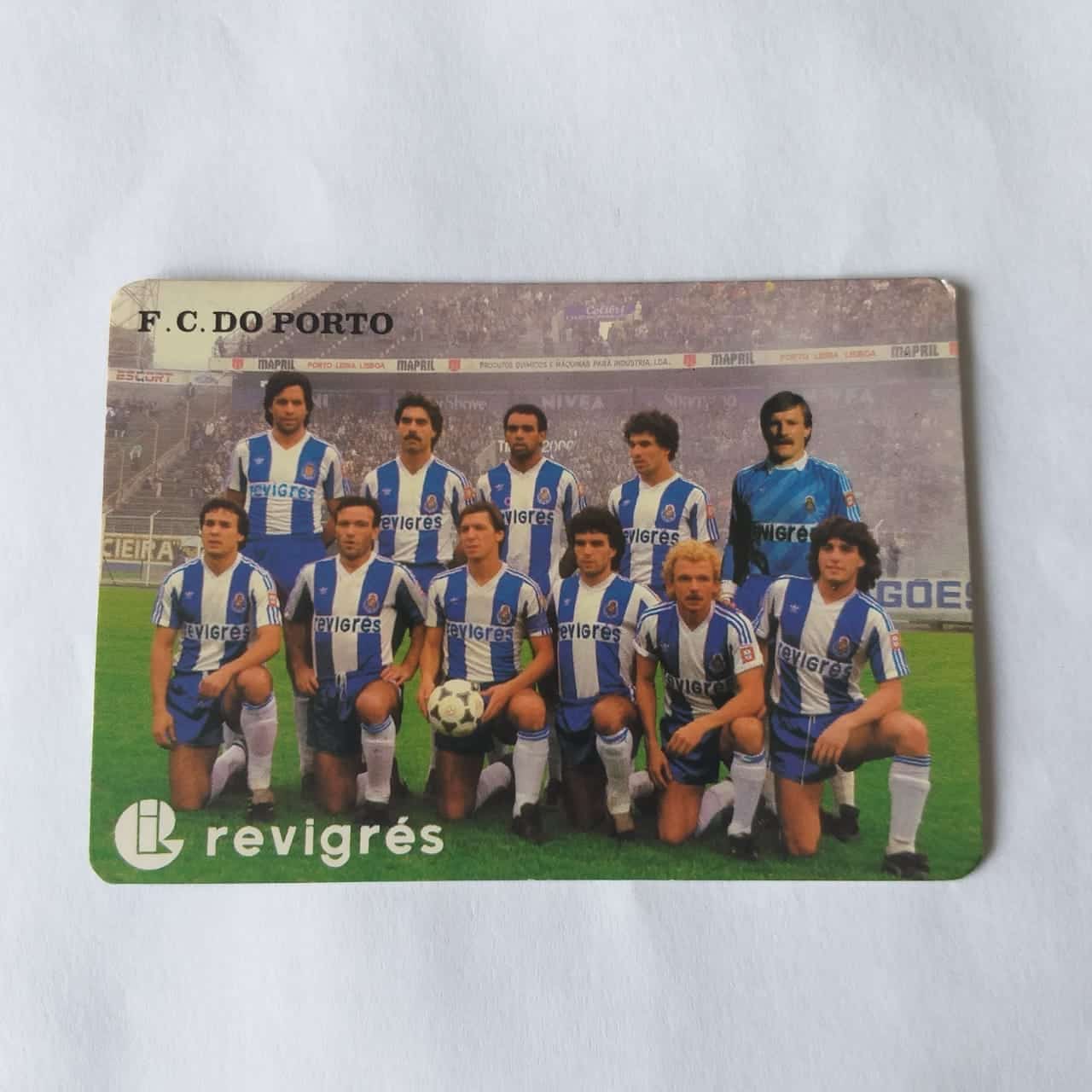 Calendário de Bolso (Tema Futebol) - Futebol Clube do Porto (Portugal) - Ano 1986/87