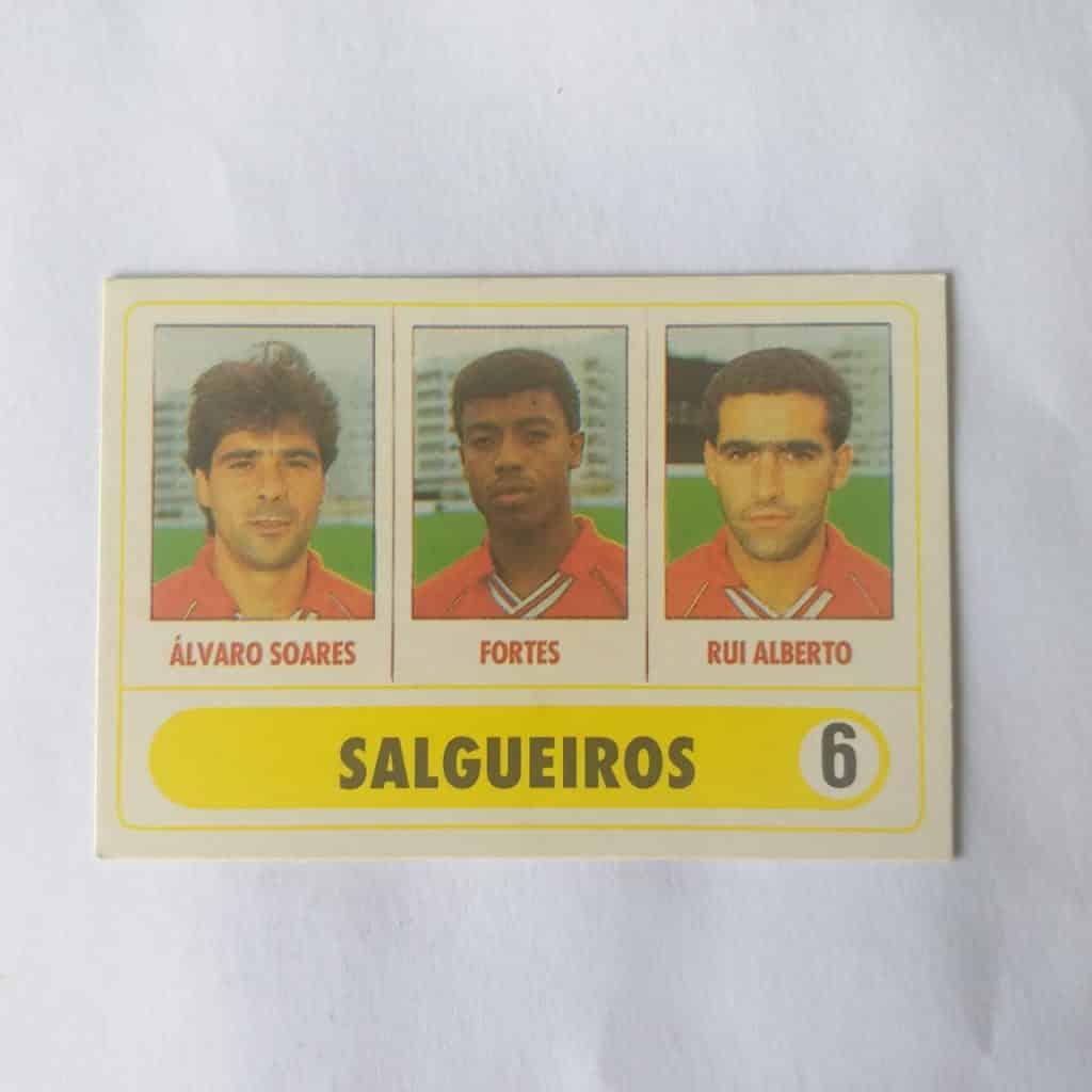 Calendário de Bolso (Tema Futebol) - Salgueiros Nº 06 (Portugal) - Ano 1992