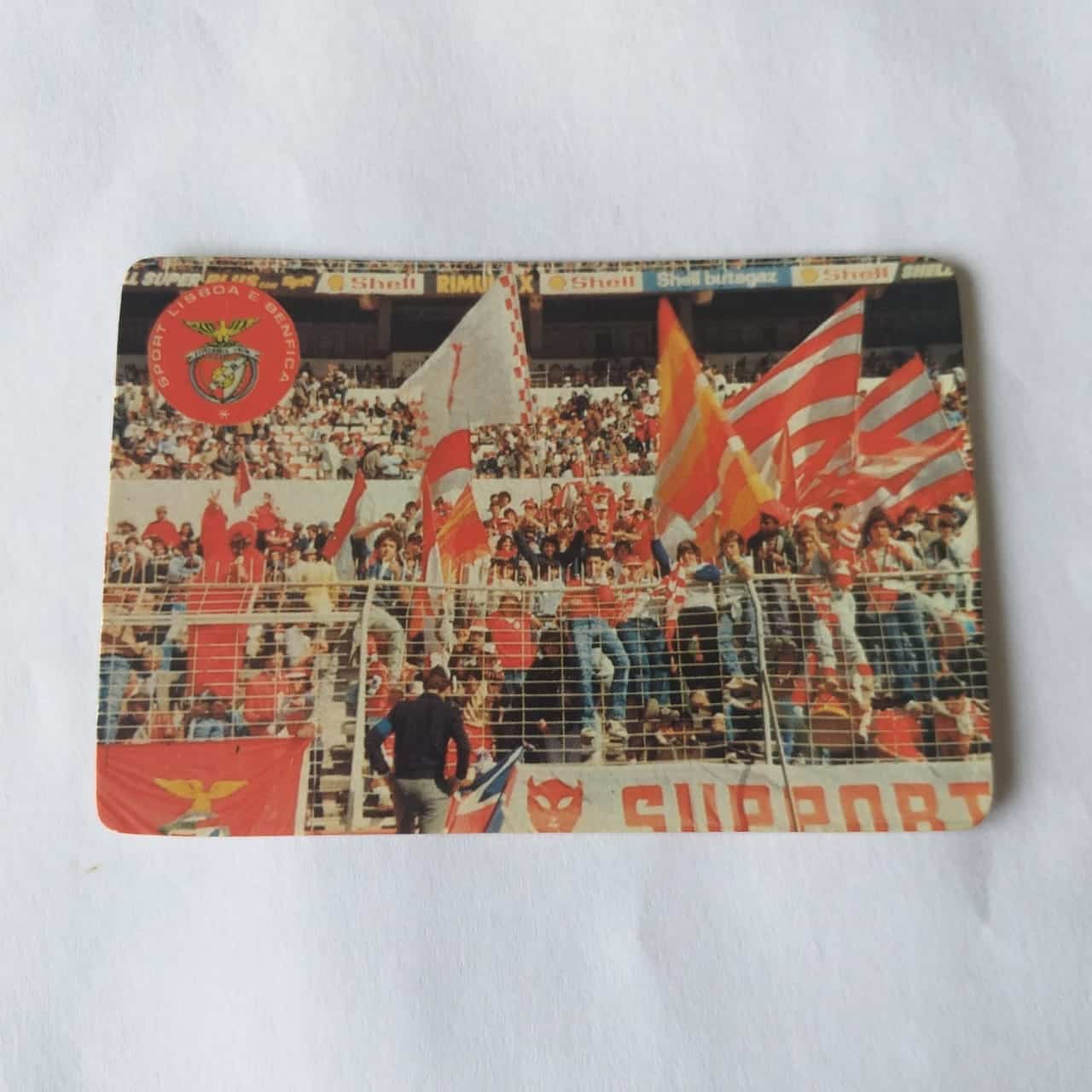 Calendário de Bolso (Tema Futebol) - Sport Lisboa e Benfica (Portugal) - Ano 1986