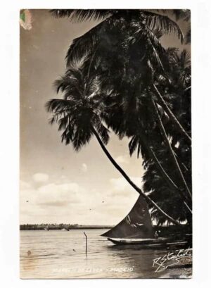 Cartao Postal Fotografico - Margem Da Lagoa - Maceió - AL - Anos 40