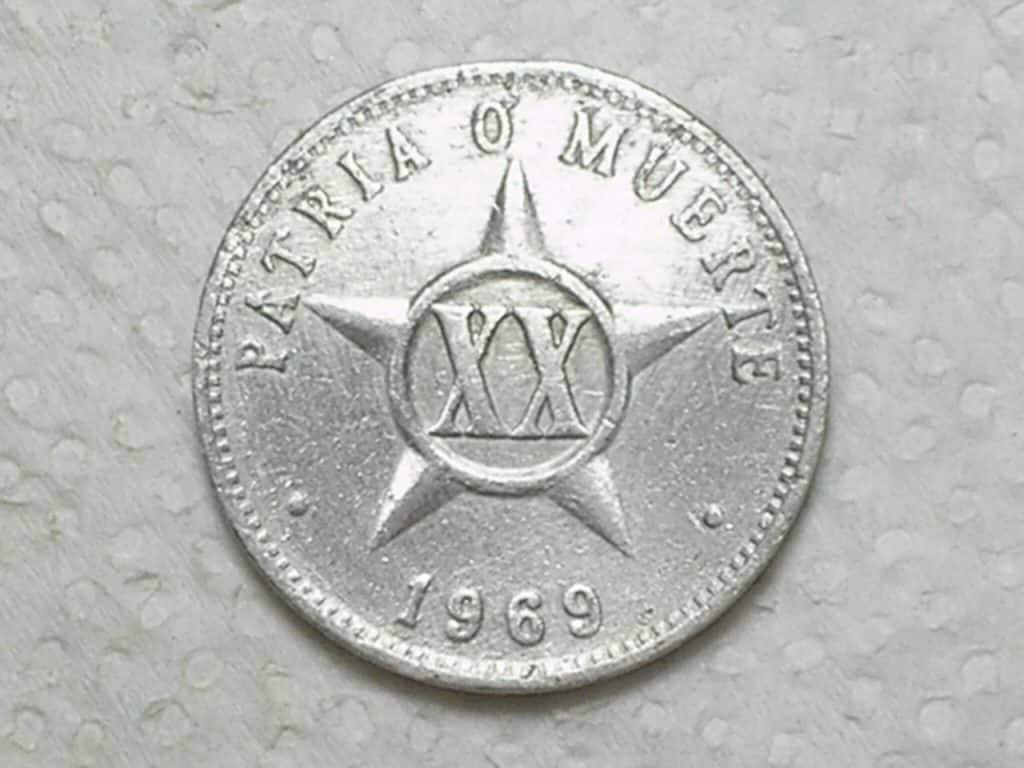 Cuba) 20 Centavos - 1966 / Patria o Muerte / box4