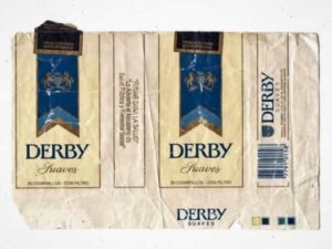 Dois Maços Carteiras Embalagens Cigarro Derby Suave - Brasil E Argentina