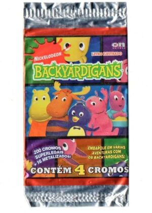 Envelope Original Lacrado Figurinhas Backyardigans - On Line Editora - 2009