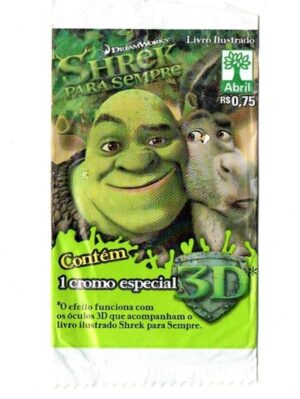 Envelope Original Lacrado Figurinhas Shreck Para Sempre - Editora Abril - 2010