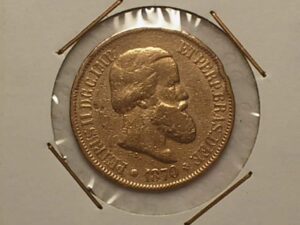 Escassa) 20 Réis - 1870 / Petrus 2º / Bronze / Cod. 540.1