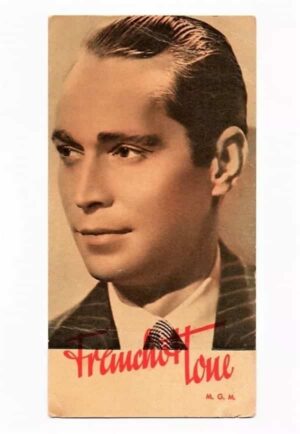 Estampas Lever Astros Do Cinema - Franchot Tone - Anos 40