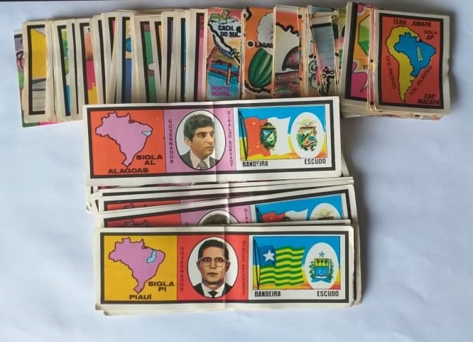 Figurinhas do Álbum Estudos Sociais - 1975