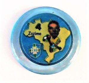 Futebol Botao Onze de Ouro - Seleção Brasileira ( CBD ) - Zózimo - Carinha - Anos 60