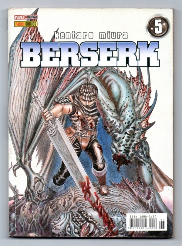 Hq Gibi Mangá Berserk N° 5 - Kentaro Miura - Panini Comics - 2005