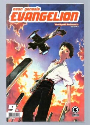 Hq Gibi Mangá Neon Genesis Evangelion N° 9 - Conrad Editora - 1999