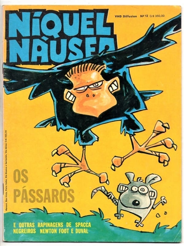 Hq Gibi Niquel Nausea - Ano II Nº 12 - VHD Diffusion - 1991 - Formatão