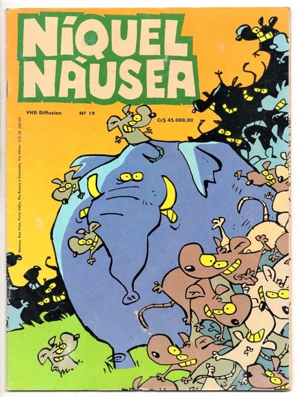 Hq Gibi Niquel Nausea - Ano III Nº 19 - VHD Diffusion - 1993 - Formatão