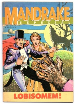 Hq Mandrake Especial N 4 Lobisomem Editora Globo 1987