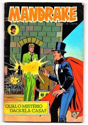 Hq Mandrake Nº 292 - Colorido - RGE - 1980 - Formatinho