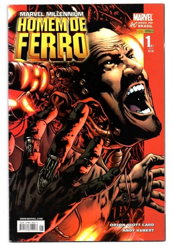 Hq Marvel Millenium - Homem de Ferro - Nº 1 e 2 - Completo - Panini Comics - 2007