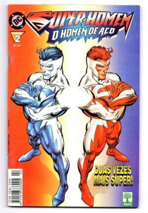 Hq Super-Homem O Homem de Aço - Nº 2 - Editora Abril - 1999