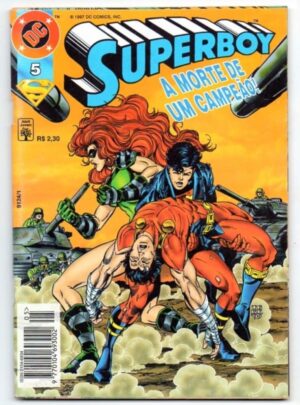 Hq Superboy - A Morte de Um Campeão - Nº 5 - Abril Jovem - 1997