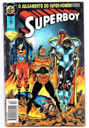 Hq Superboy - O Julgamento do Super Homem - Nº 13 - Abril Jovem - 1997