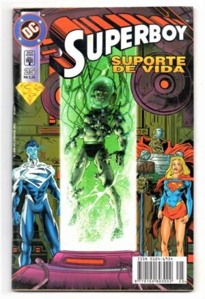 Hq Superboy - Suporte de Vida - Nº 25 - Abril Jovem - 1998