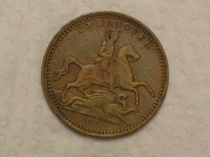 Inglaterra) Sovereign - 1830 Coronation coin To Hanover / Escassa / Bronze / box2