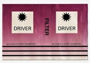 Maço Carteira Embalagem Cigarro Driver - USA