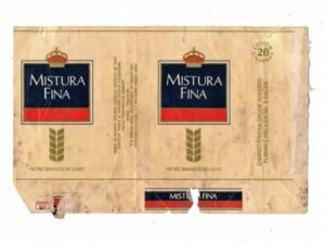 Maço Carteira Embalagem Cigarro Mistura Fina - Brasil