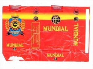 Maço Carteira Embalagem Cigarro Mundial - Paraguay