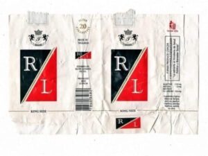 Maço Carteira Embalagem Cigarro Rl King Size - Argentina