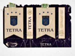 Maço Carteira Embalagem Cigarro Tetra - Brasil