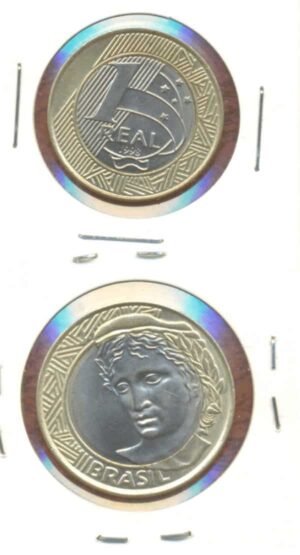 MOEDA DE 1 REAL 1998 LINDA .