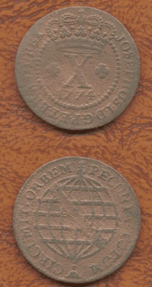 MOEDA DE COBRE X 1774 .