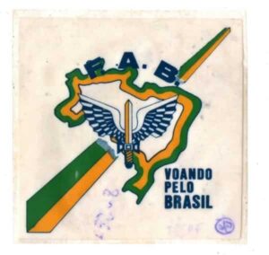 Plastico Adesivo - FAB - Voando pelo Brasil - Anos 70