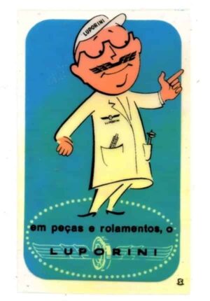 Plastico Adesivo Peças e Rolamentos Luporini - Anos 60