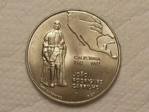 Portugal) 200 Escudos - 1992 / California / Ni / Flor de Cunho / box10